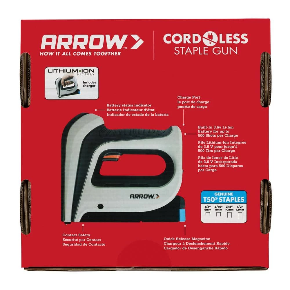 Arrow T50DCD Cordless Staple Gun 10 Arrow T50DCD Cordless Staple Gun - Image 10