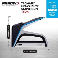 Arrow T50X TacMate Heavy Duty Staple Gun -Hand Tools Sales Store arrow staple guns t50x fa 1000