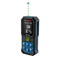 Bosch BLAZE 165 ft. Green Laser Distance Tape Measuring Tool with Bluetooth, Haptic Feedback, and Measurement Rounding