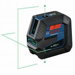 Bosch 100 ft. Green Combination Laser Level Self Leveling with VisiMax Technology, Fine Adjustment Mount & Hard Carrying Case