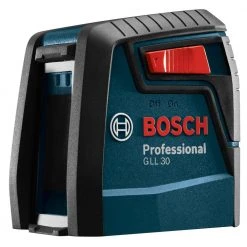 Bosch 30 ft. Cross Line Laser Level Self Leveling with 360 Degree Flexible Mounting Device and Carrying Pouch -Hand Tools Sales Store bosch laser level gll 30 s 66 1000