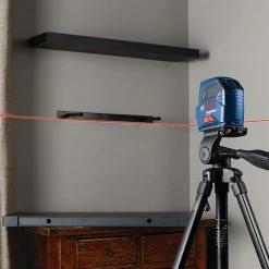 Bosch 50 ft. Cross Line Laser Level Self Leveling with VisiMax Technology, L-Bracket Adjustable Mount and Hard Carrying Case -Hand Tools Sales Store bosch laser level gll 50 77 1000