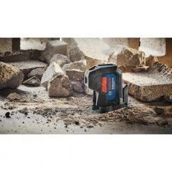 Bosch 125 ft. Green 3-Point Self-Leveling Laser with VisiMax Technology, Integrated MultiPurpose Mount, and Hard Carrying Case -Hand Tools Sales Store bosch laser level gpl100 30g 76 1000