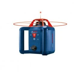 Bosch 800 ft. Rotary Laser Level Self Leveling Complete Kit with Hard Carrying Case Factory Reconditioned