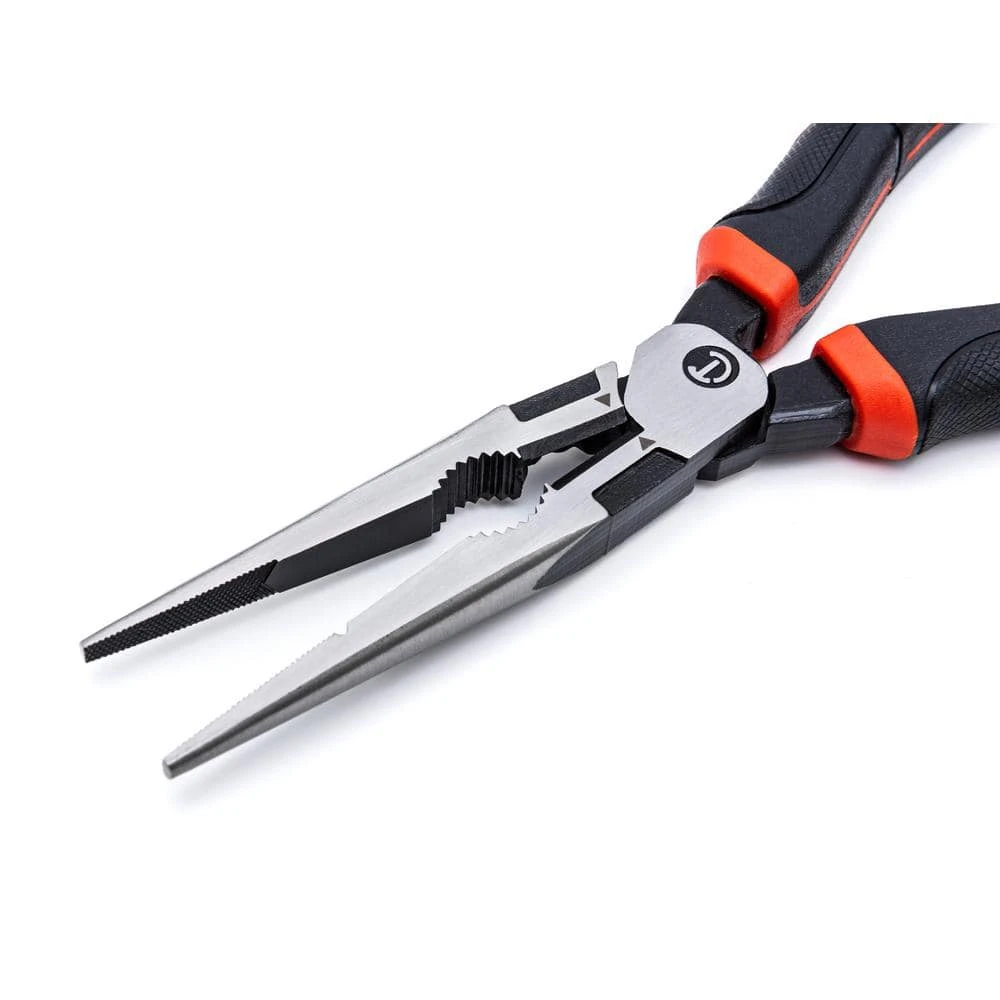 Crescent 8 in. Z2 Dual Material High Leverage Long Nose Pliers 7 Crescent 8 in. Z2 Dual Material High Leverage Long Nose Pliers - Image 7
