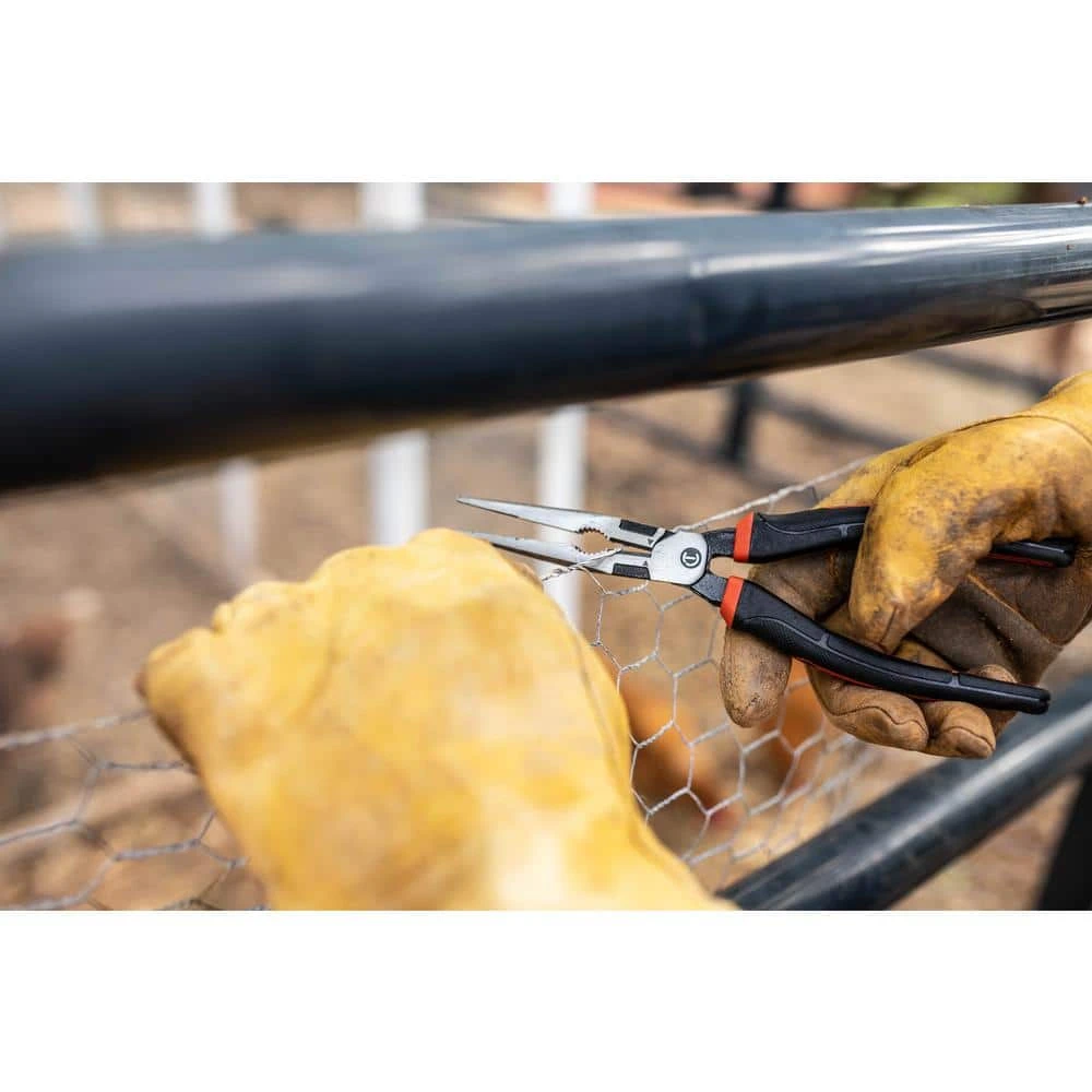 Crescent 8 in. Z2 Dual Material High Leverage Long Nose Pliers 4 Crescent 8 in. Z2 Dual Material High Leverage Long Nose Pliers - Image 4