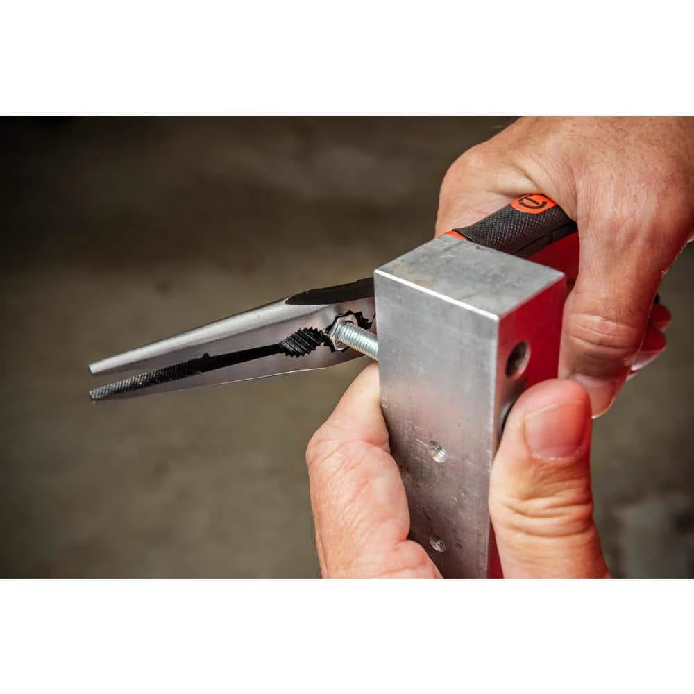 Crescent 8 in. Z2 Dual Material High Leverage Long Nose Pliers 10 Crescent 8 in. Z2 Dual Material High Leverage Long Nose Pliers - Image 10