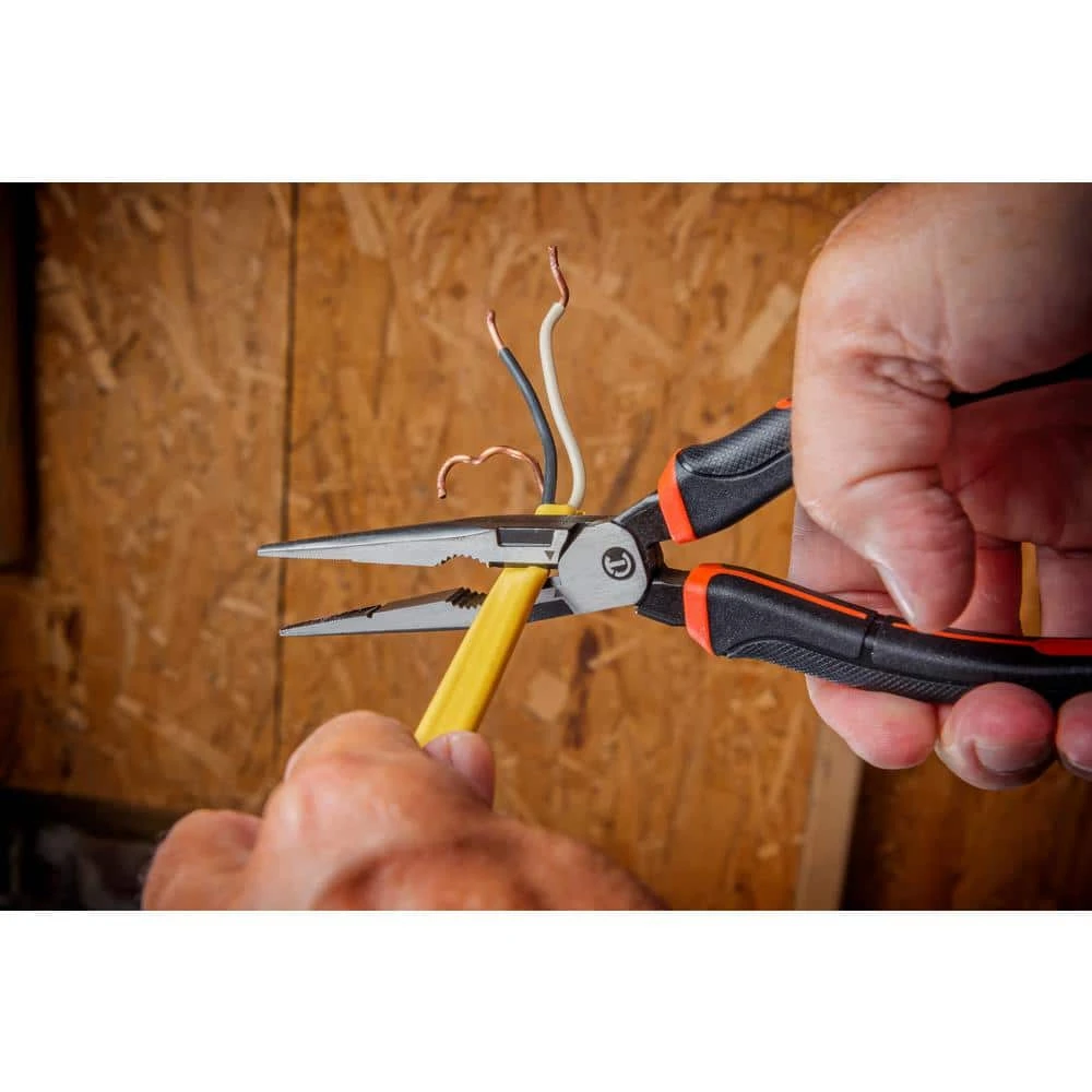 Crescent 8 in. Z2 Dual Material High Leverage Long Nose Pliers 9 Crescent 8 in. Z2 Dual Material High Leverage Long Nose Pliers - Image 9