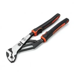 Crescent Z2 Auto-Bite 8 in. V-Jaw Tongue and Groove Dual Material Grip Pliers With Quick Adjust Jaws