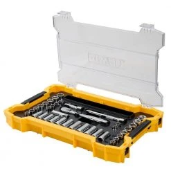 DEWALT 1/4 in. and 3/8 in. Drive Mechanics Tool Set with Toughsystem Trays (131-Piece) -Hand Tools Sales Store dewalt mechanics tool sets dwmt45402 1d 1000