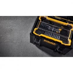 DEWALT 1/4 in. and 3/8 in. Drive Mechanics Tool Set with Toughsystem Trays (131-Piece) -Hand Tools Sales Store dewalt mechanics tool sets dwmt45402 44 1000
