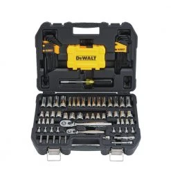 DEWALT 1/4 in. x 3/8 in. Drive Polished Chrome Mechanics Tool Set (108-Piece) -Hand Tools Sales Store dewalt mechanics tool sets dwmt73801 77 1000