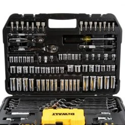 DEWALT 1/4 in. x 3/8 in. Drive Polished Chrome Mechanics Tool Set (142-Piece) -Hand Tools Sales Store dewalt mechanics tool sets dwmt73802 a0 1000