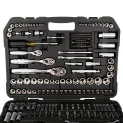 DEWALT 1/4 in., 3/8 in., and 1/2 in. Drive Polished Chrome Mechanics Tool Set (200-Piece) -Hand Tools Sales Store dewalt mechanics tool sets dwmt75000 1d 1000