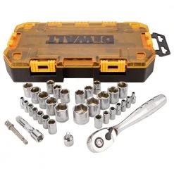 DEWALT 1/4 in. and 3/8 in. Drive Socket Set (34-Piece) and 1/4 in. and 3/8 in. Drive Tool Accessory Set (15-Piece) 8 DEWALT 1/4 in. and 3/8 in. Drive Socket Set (34-Piece) and 1/4 in. and 3/8 in. Drive Tool Accessory Set (15-Piece) -Hand Tools Sales Store dewalt ratchet socket sets dwmt73804w73807 4f 1000