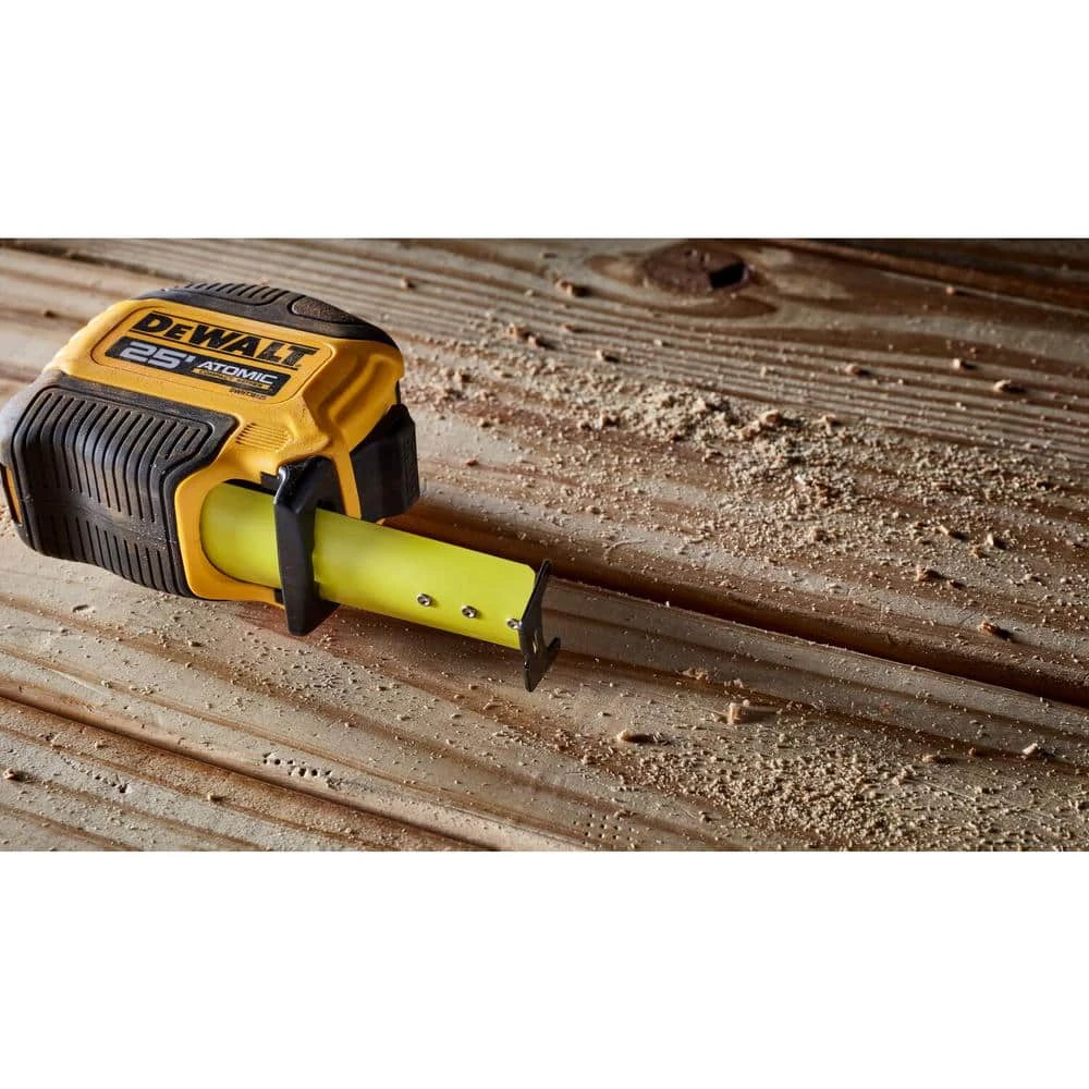 DEWALT ATOMIC 25 ft. x 1-1/8 in. Tape Measure 7 DEWALT ATOMIC 25 ft. x 1-1/8 in. Tape Measure - Image 7