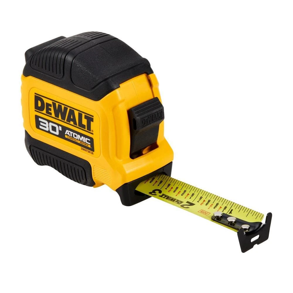 DEWALT ATOMIC 30 ft. x 1-1/8 in. Tape Measure 5 DEWALT ATOMIC 30 ft. x 1-1/8 in. Tape Measure - Image 5