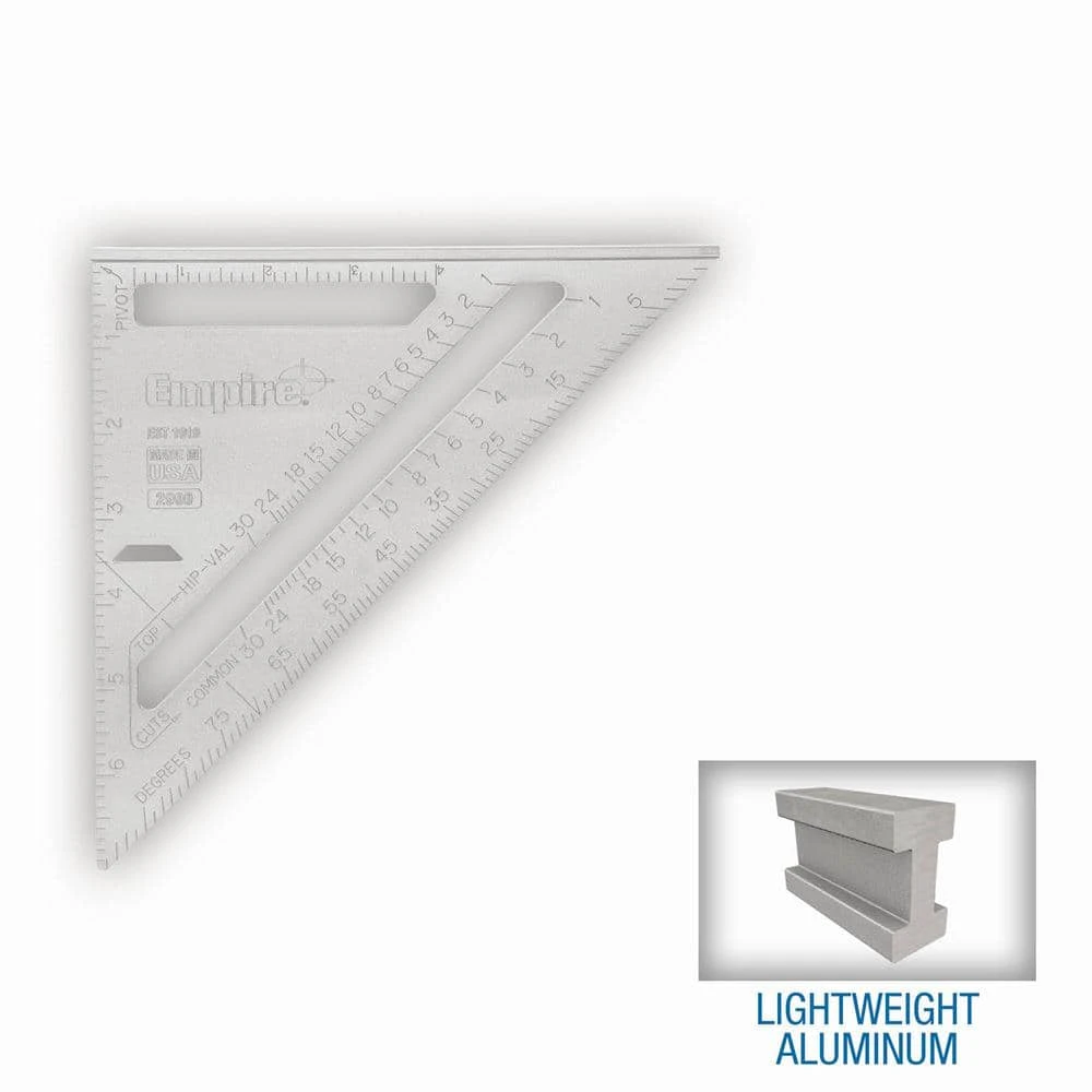 Empire 7 in. Magnum Aluminum Rafter Square 1 Empire 7 in. Magnum Aluminum Rafter Square