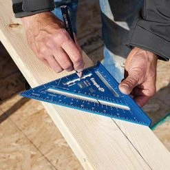 Empire 7 in. Laser Etched Aluminum Rafter Square -Hand Tools Sales Store empire carpenter squares e2994 1f 1000