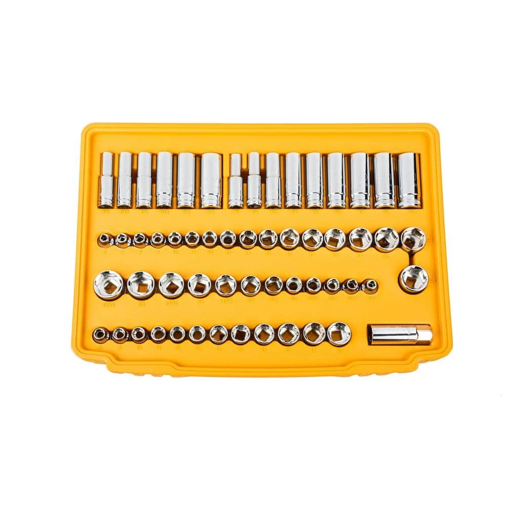 GEARWRENCH 1/4 in. and 3/8 in. Drive 90-Tooth Standard and Deep SAE/Metric Mechanics Tool Set in 3-Drawer Storage Box (232-Piece) 5 GEARWRENCH 1/4 in. and 3/8 in. Drive 90-Tooth Standard and Deep SAE/Metric Mechanics Tool Set in 3-Drawer Storage Box (232-Piece) - Image 5