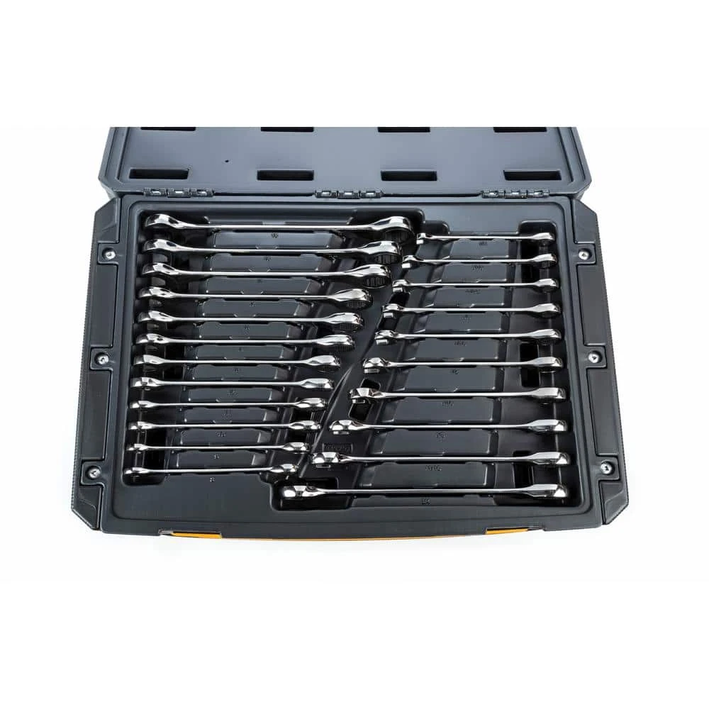 GEARWRENCH 1/4 in. and 3/8 in. Drive 90-Tooth Standard and Deep SAE/Metric Mechanics Tool Set in 3-Drawer Storage Box (232-Piece) 4 GEARWRENCH 1/4 in. and 3/8 in. Drive 90-Tooth Standard and Deep SAE/Metric Mechanics Tool Set in 3-Drawer Storage Box (232-Piece) - Image 4