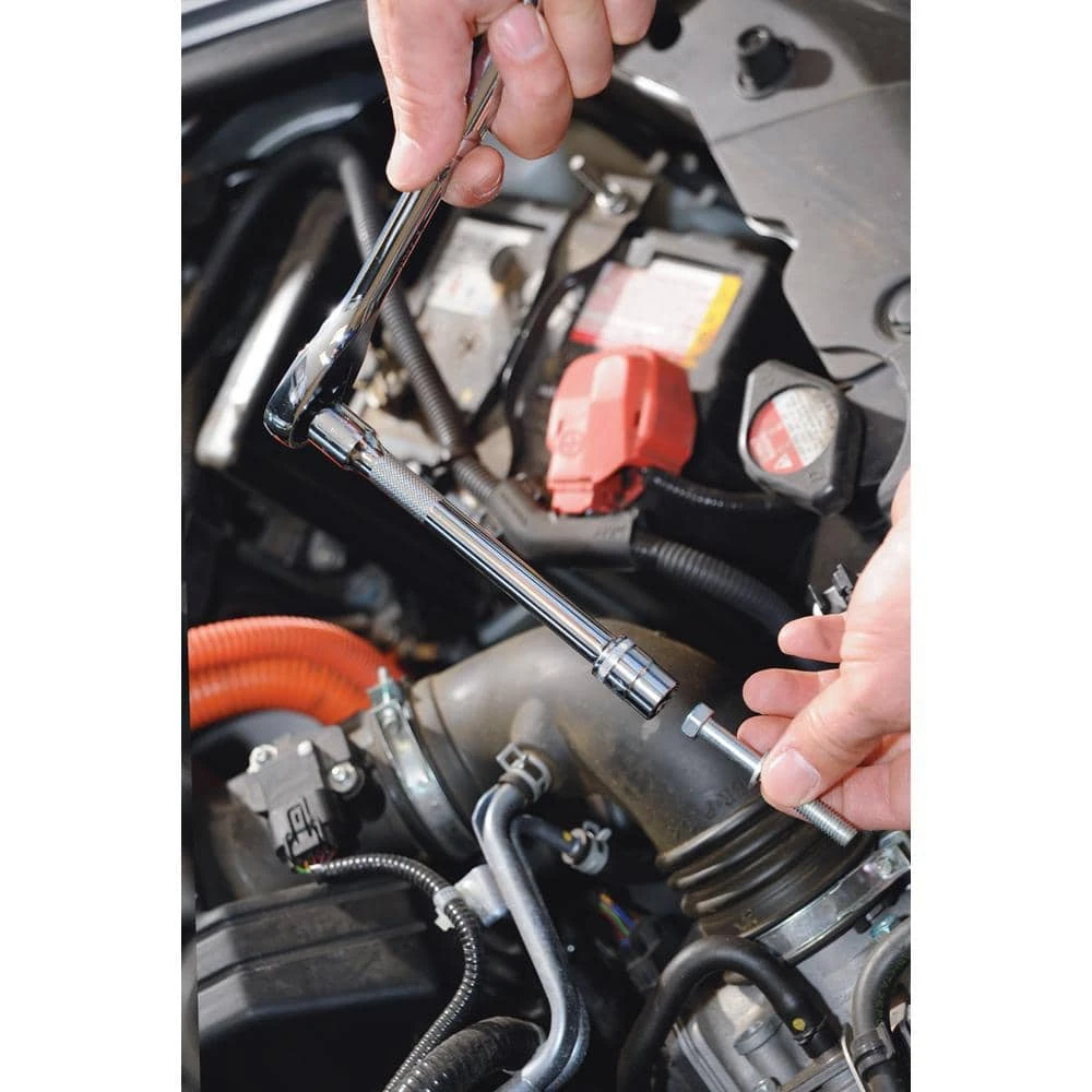 GEARWRENCH 1/4 in. and 3/8 in. Drive 90-Tooth Standard and Deep SAE/Metric Mechanics Tool Set in 3-Drawer Storage Box (232-Piece) 12 GEARWRENCH 1/4 in. and 3/8 in. Drive 90-Tooth Standard and Deep SAE/Metric Mechanics Tool Set in 3-Drawer Storage Box (232-Piece) - Image 12