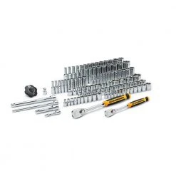 GEARWRENCH 1/4 in. and 3/8 in. Drive 6-Point Standard & Deep SAE/Metric 90-Tooth Ratchet and Socket Mechanics Tool Set (106-Piece) -Hand Tools Sales Store gearwrench mechanics tool sets 83001 4f 1000