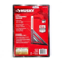 Husky 2-in-1 Extendable Square -Hand Tools Sales Store husky carpenter squares hssp6n 44 1000
