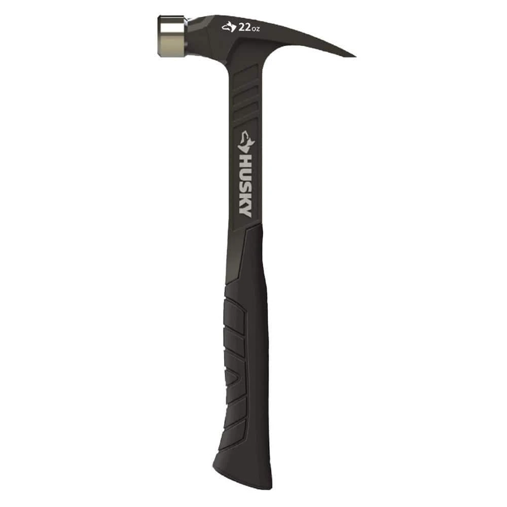 Husky 22 oz. Milled Steel Framing Hammer 1 Husky 22 oz. Milled Steel Framing Hammer