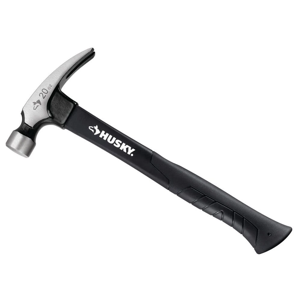 Husky 20 oz. Fiberglass Rip Claw Hammer 1 Husky 20 oz. Fiberglass Rip Claw Hammer