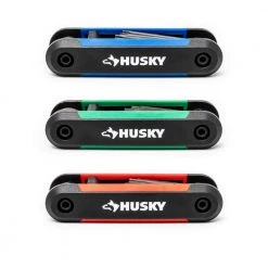 Husky SAE/Metric Folding Hex Key Set With Bonus Torx Set (3-Piece) -Hand Tools Sales Store husky hex key sets hfhk3pcset c3 1000
