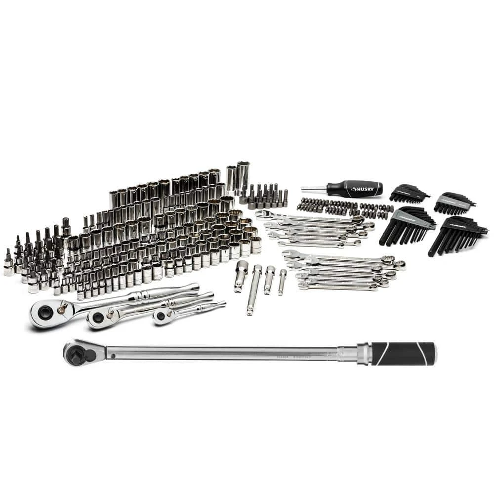 Husky Mechanics Tool Set with Bonus 1/2 in. Drive Torque Wrench (271-Piece) 1 Husky Mechanics Tool Set with Bonus 1/2 in. Drive Torque Wrench (271-Piece)