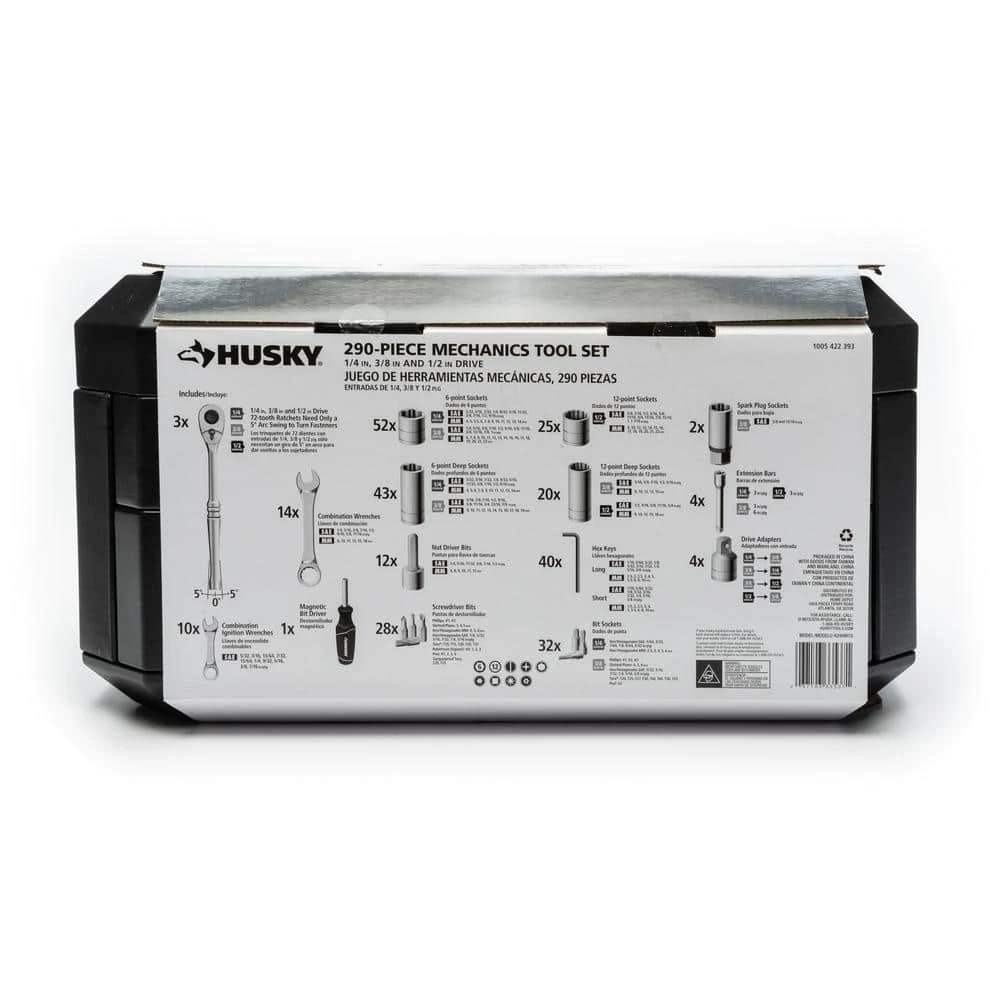 Husky Mechanics Tool Set (290-Piece) 15 Husky Mechanics Tool Set (290-Piece) - Image 15