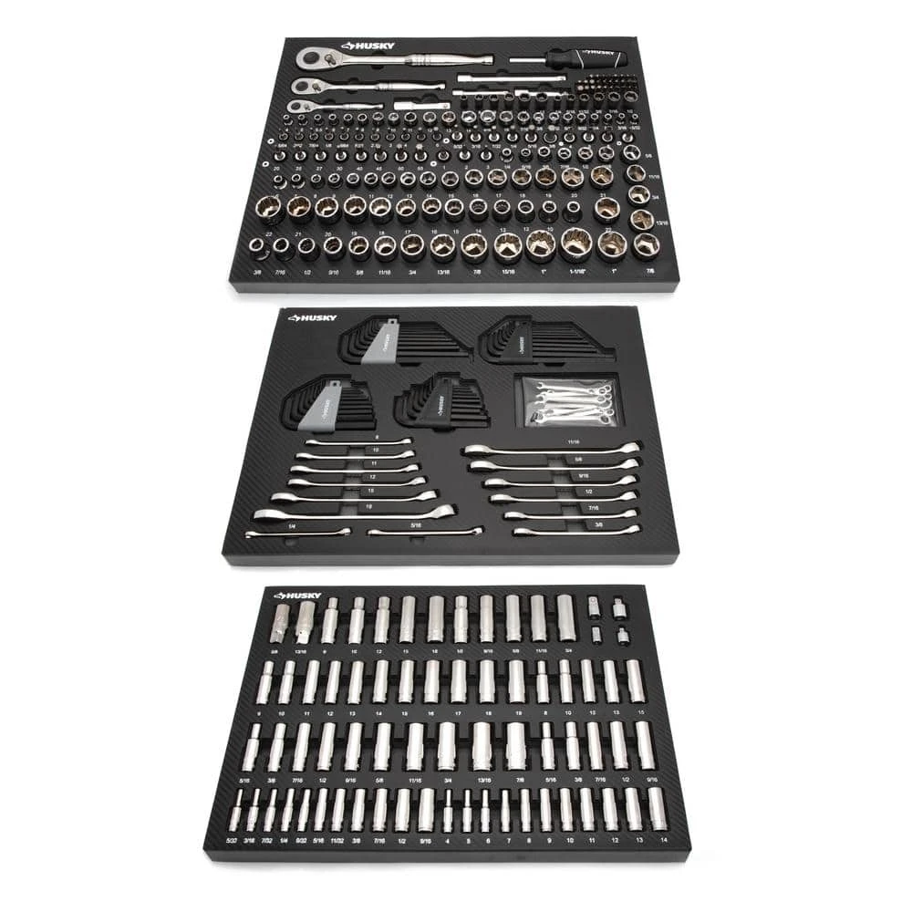 Husky Mechanics Tool Set in EVA Trays (290-Piece) 12 Husky Mechanics Tool Set in EVA Trays (290-Piece) - Image 12