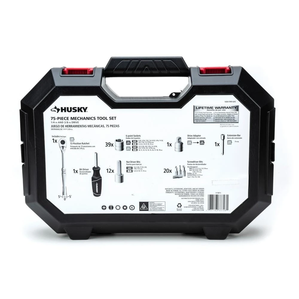 Husky Mechanics Tool Set (75-Piece) 9 Husky Mechanics Tool Set (75-Piece) - Image 9