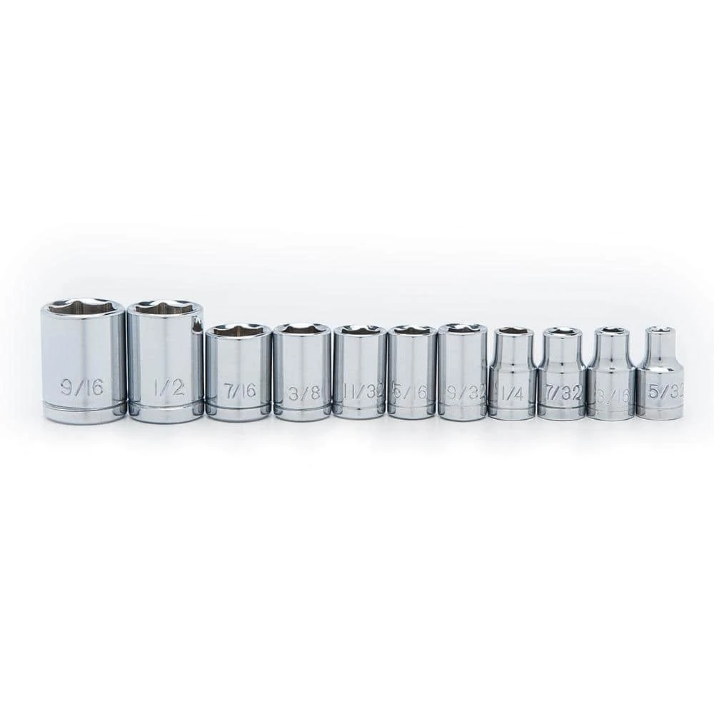 Husky 1/4 in. and 3/8 in. Stubby Ratchet and Socket Set (46-Piece) 7 Husky 1/4 in. and 3/8 in. Stubby Ratchet and Socket Set (46-Piece) - Image 7
