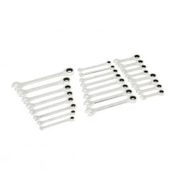 Husky SAE and Metric Ratcheting Wrench Set (24-Piece)