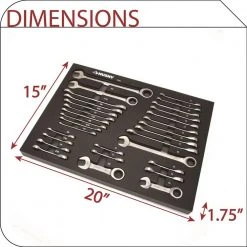 Husky SAE and Metric Ratcheting Wrench Set in EVA Tray (30-Piece) -Hand Tools Sales Store husky ratcheting wrenches hrw30pceva a0 1000