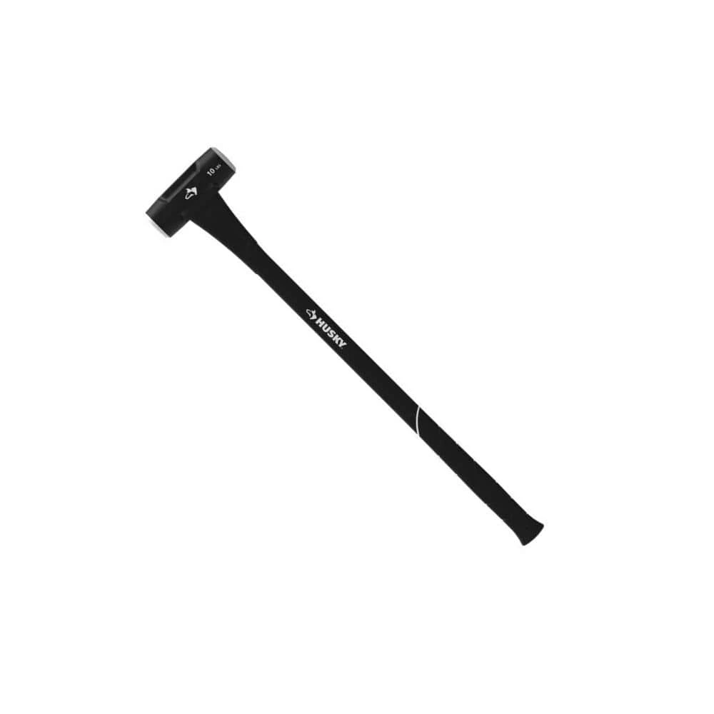 Husky 10 lbs. Sledge Hammer with 34 in. Fiberglass Handle 1 Husky 10 lbs. Sledge Hammer with 34 in. Fiberglass Handle