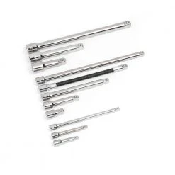 Husky 1/4 in., 3/8 in., 1/2 in. Drive Accessory Set (19-Piece) -Hand Tools Sales Store husky socket extension sets haccy19pcrm fa 1000