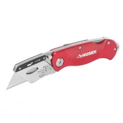 Husky Folding Lock-Back Utility Knife, Red with 10-Blades -Hand Tools Sales Store husky utility knives 99979 1f 1000