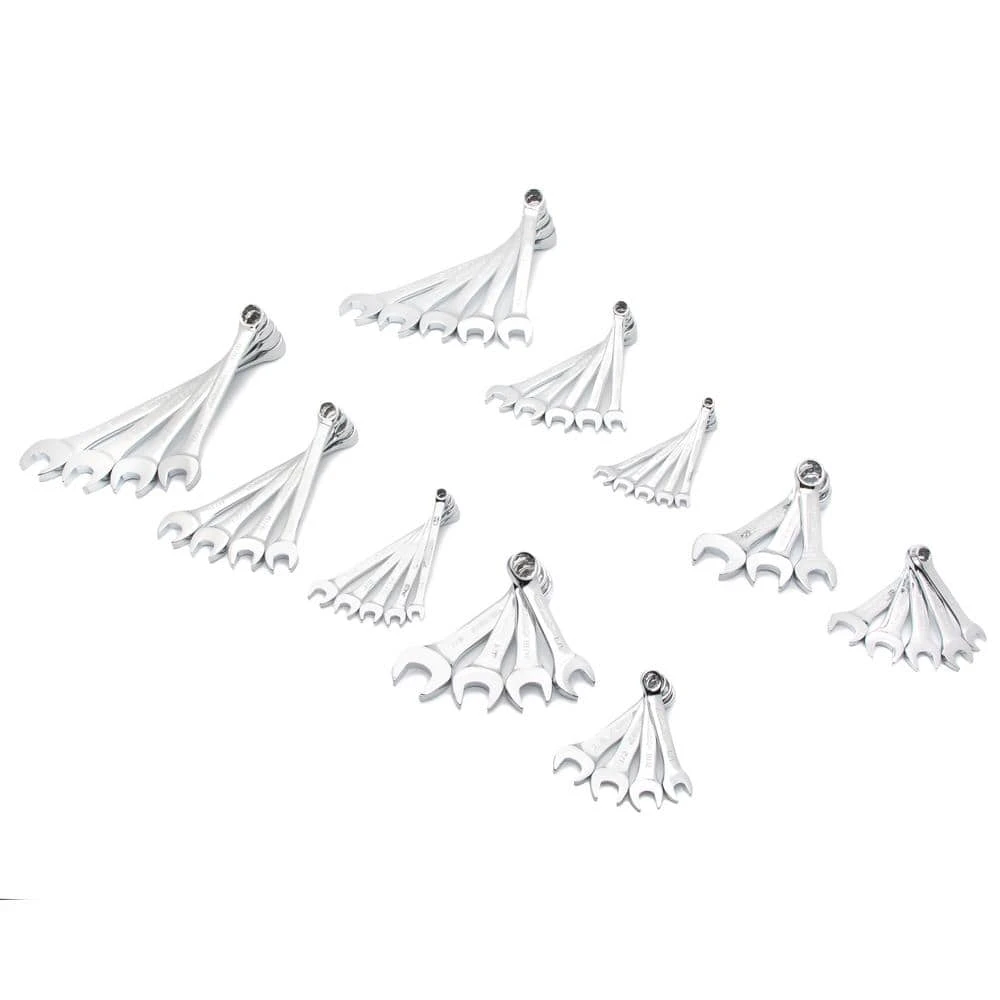 Husky SAE and Metric Combination Wrench Set with Tray (44-Piece) 1 Husky SAE and Metric Combination Wrench Set with Tray (44-Piece)