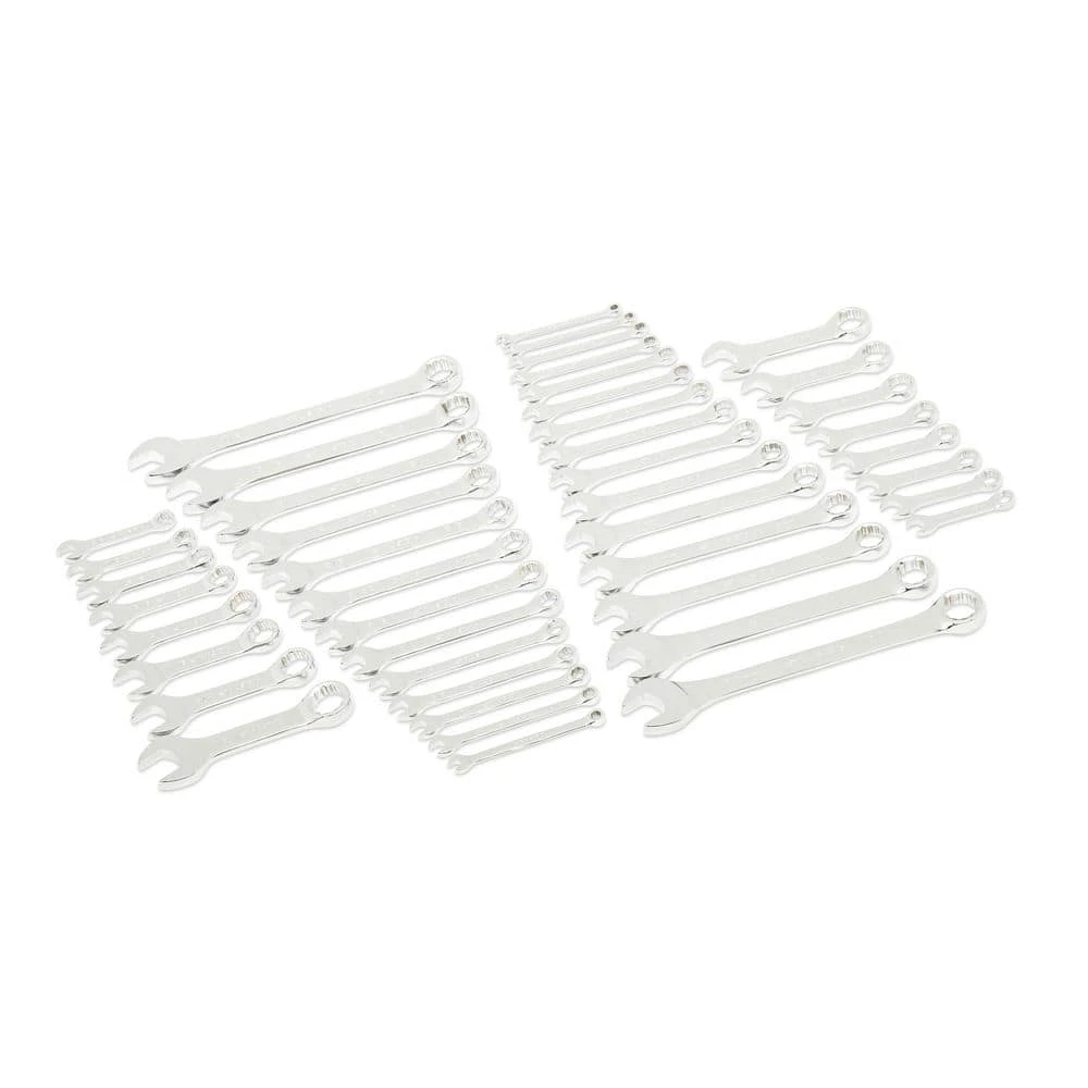 Husky SAE and Metric Combination Wrench Set with Tray (44-Piece) 4 Husky SAE and Metric Combination Wrench Set with Tray (44-Piece) - Image 4