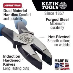 Klein Tools Wire Stripper, Side Cutting Pliers, and Long Nose Pliers Tool Set -Hand Tools Sales Store klein tools electricians tool sets m2o07091kit 40 1000