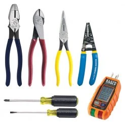 Hand Tools Sales Store 23 Klein Tools 6-Piece Electrical Tool Set and GFCI Receptacle Tester