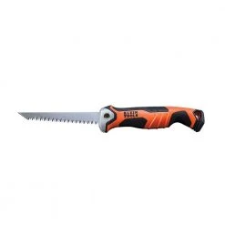 Klein Tools Multi-Groove Fiberglass 100 ft. Fish Tape with Spiral Steel Leader and Folding Jab Saw Tool Set -Hand Tools Sales Store klein tools electricians tool sets m2o41708kit 76 1000