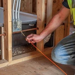 Klein Tools Multi-Groove Fiberglass 100 ft. Fish Tape with Spiral Steel Leader and Folding Jab Saw Tool Set -Hand Tools Sales Store klein tools electricians tool sets m2o41708kit a0 1000