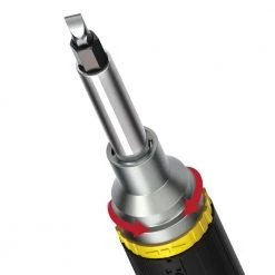 Klein Tools Ratcheting Multi-Bit Screwdriver/Nut Driver- Cushion Grip Handle -Hand Tools Sales Store klein tools multi bit screwdrivers 32558 a0 1000