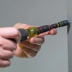 Klein Tools 7-in-1 Impact Flip Socket with Handle, Hex Impact Socket Set -Hand Tools Sales Store klein tools nut drivers 32900r 44 1000