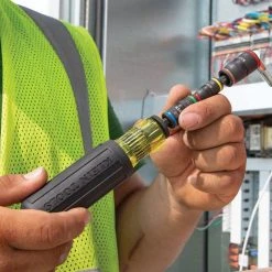 Klein Tools 7-in-1 Impact Flip Socket with Handle, Hex Impact Socket Set -Hand Tools Sales Store klein tools nut drivers 32900r 66 1000